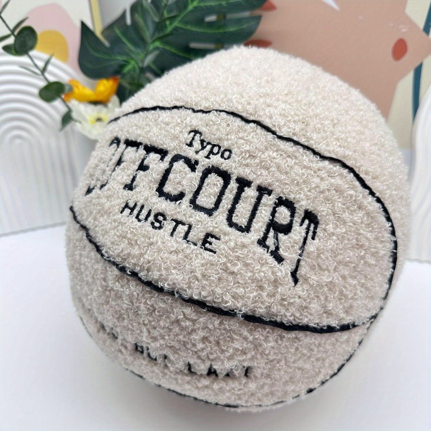 Plush Basketball Pillow