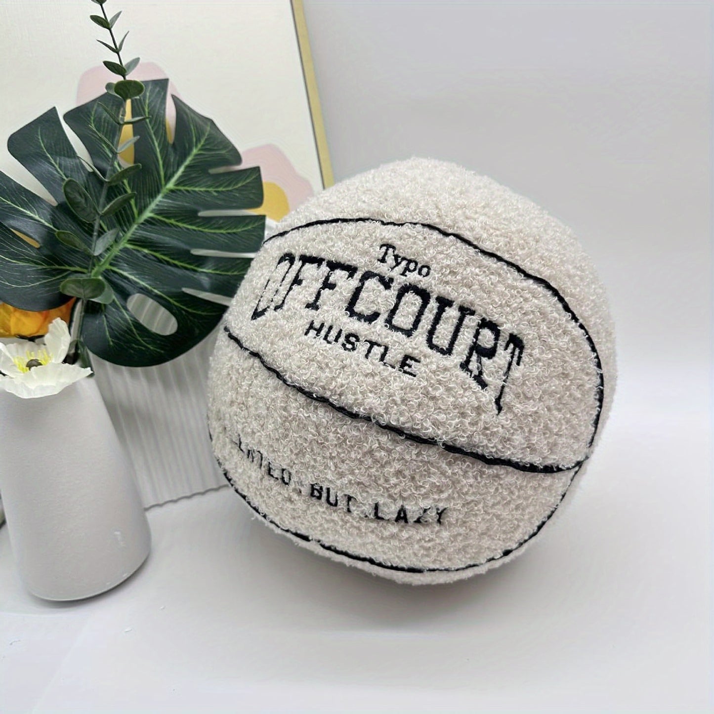 Plush Basketball Pillow