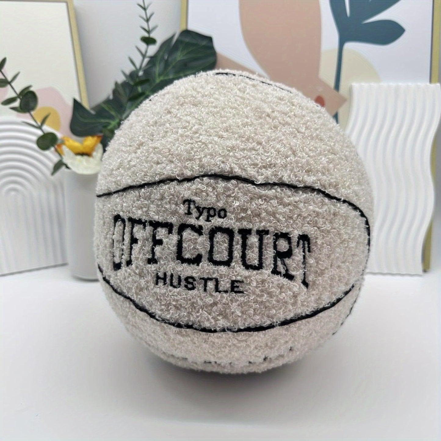 Plush Basketball Pillow