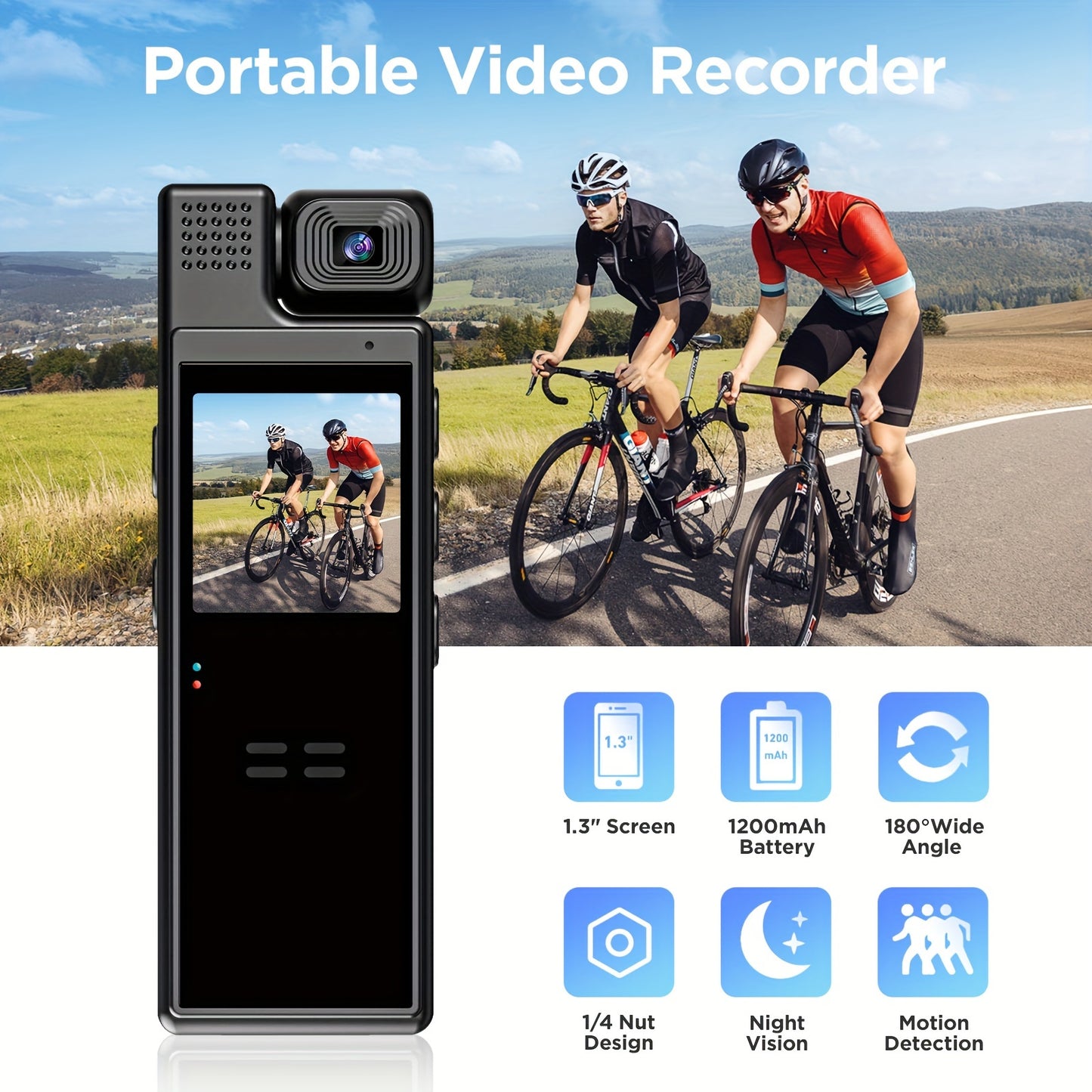 Camera 1080P Portable Compact