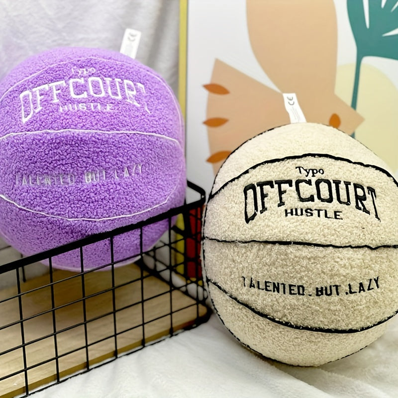 Plush Basketball Pillow