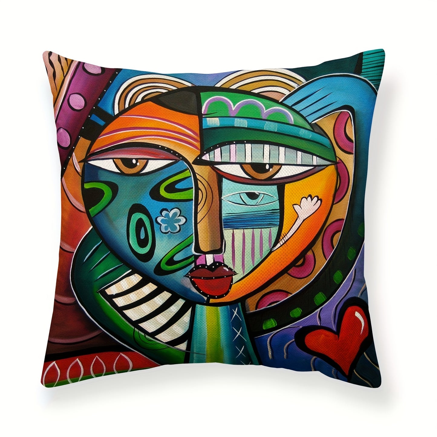 4pcs Impressionist Pillow Cover