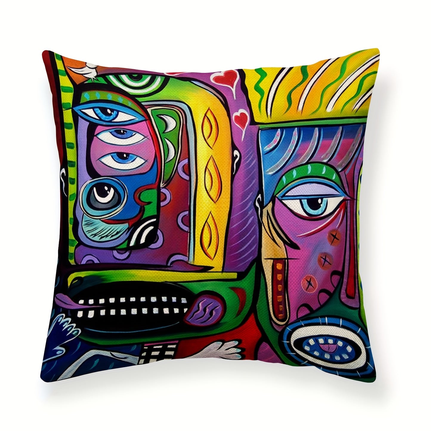 4pcs Impressionist Pillow Cover