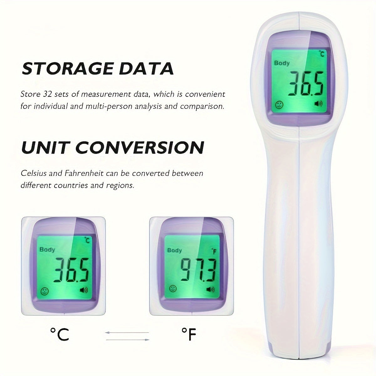 No Touch Forehead Thermometer