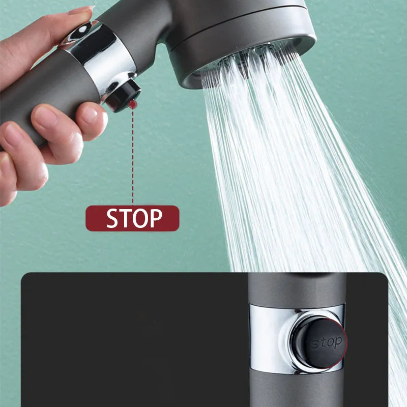 3 Modes Shower Head