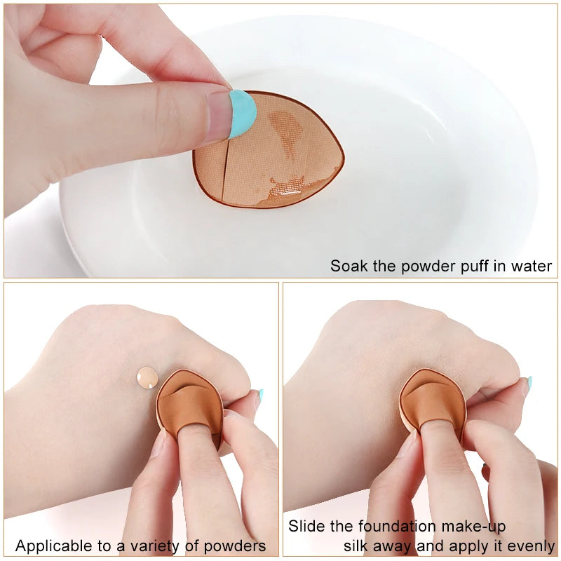 Mini Finger Puff Makeup Sponge