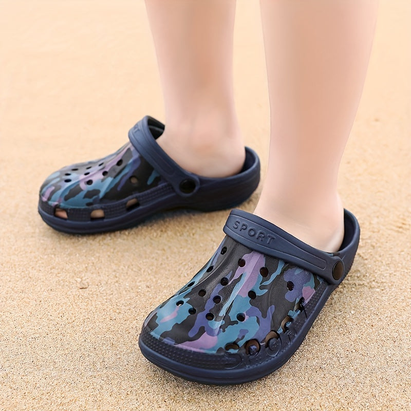 Cool Slides For Kids, Hollow Out Design Camouflage Color Slides