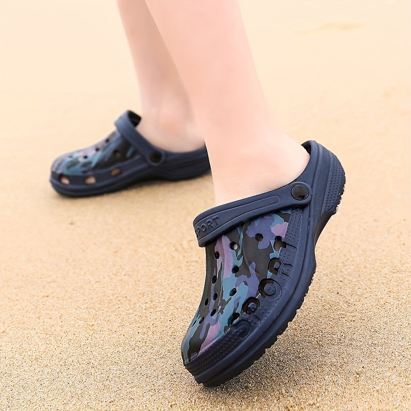 Cool Slides For Kids, Hollow Out Design Camouflage Color Slides